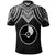 Yap Polo Shirt Polynesian Armor Style Black - Polynesian Pride