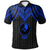 Yap Polo Shirt Polynesian Armor Style Blue Unisex Blue - Polynesian Pride