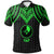 Yap Polo Shirt Polynesian Armor Style Green Unisex Green - Polynesian Pride