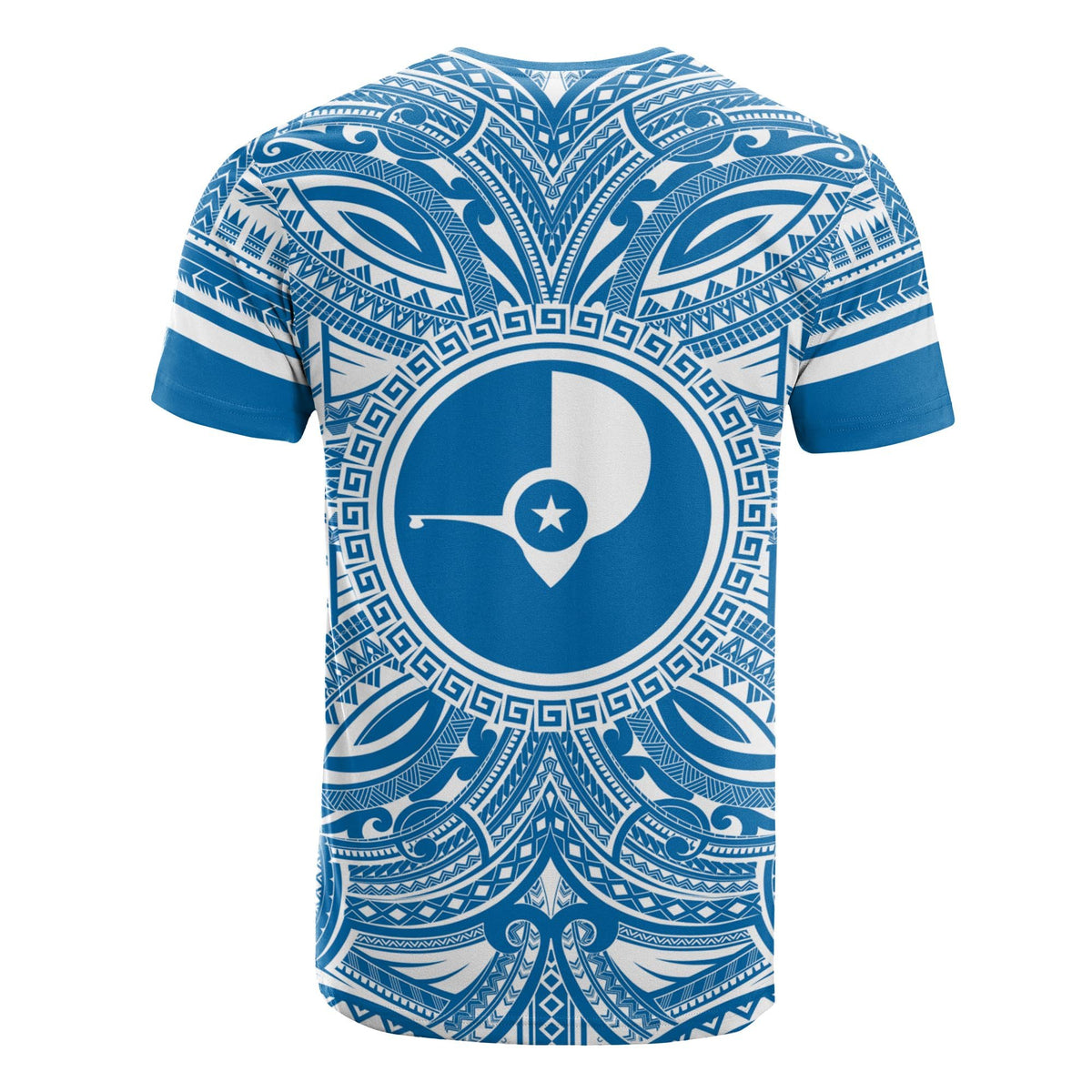 Yap T Shirt Yap Coat of Arms Polynesian Flag Color - Polynesian Pride