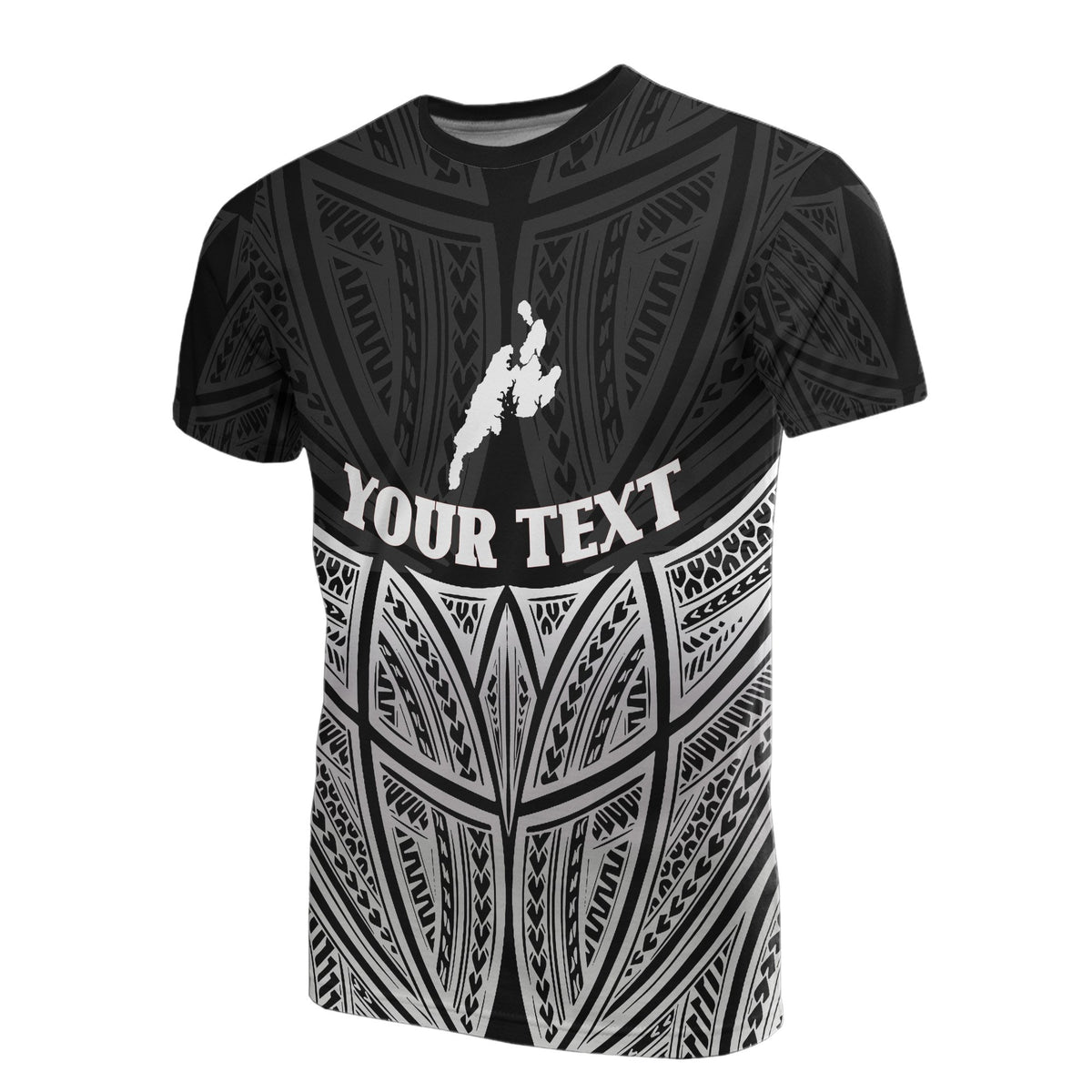 Yap Polynesian Custom T Shirt Black Pride Map and Seal Unisex Black - Polynesian Pride