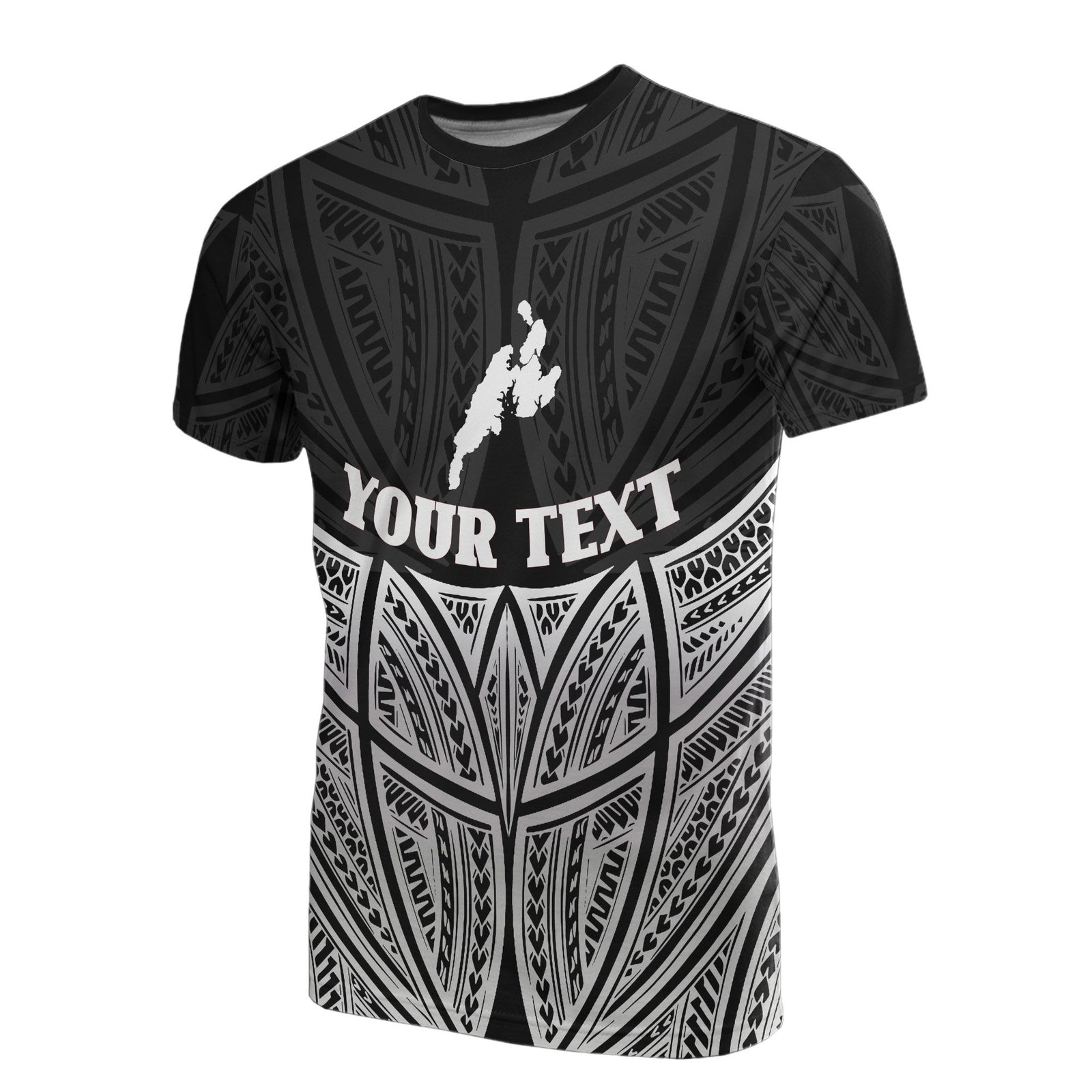 Yap Polynesian Custom T Shirt Black Pride Map and Seal Unisex Black - Polynesian Pride