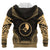 Yap Polynesian Chief Custom Zip up Hoodie Gold Version Unisex Gold - Polynesian Pride