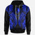 Yap Hoodie Micronesian Lion Head Blue Style Unisex Blue - Polynesian Pride