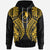 Yap Hoodie Micronesian Lion Head Gold Style Unisex Gold - Polynesian Pride