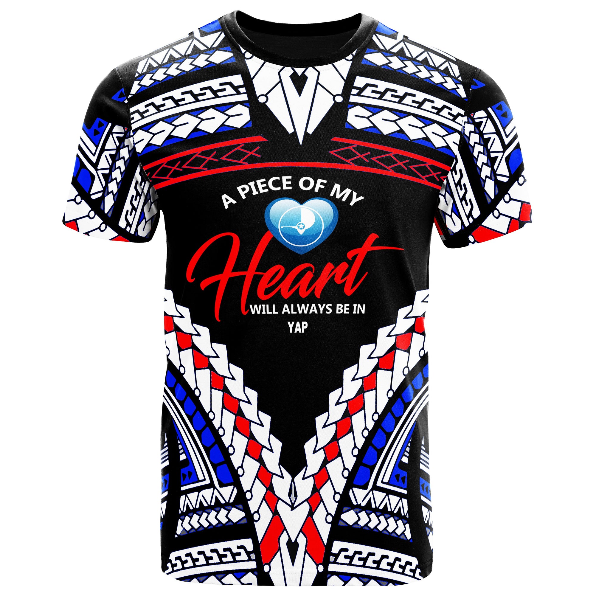 Yap T Shirt A Piece of My Heart Unisex One Color - Polynesian Pride