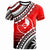 Yap T Shirt Palm Leaf Texture Red Color Unisex Red - Polynesian Pride