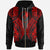 Yap Zip up Hoodie Polynesian Lion Head Red Style Unisex Red - Polynesian Pride