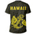 Hawaii Kakau Anchor T Shirt Yellow - Polynesian Pride