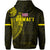 Polynesian Kakau Kanaka Flag of Hawaii Zip Hoodie Yellow - Polynesian Pride