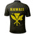 Hawaii Kanaka Map Polo Shirt Yellow - Polynesian Pride