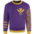 Hawaii Sweatshirt - Kanaka Maoli Simple Style Yellow Purple Color Unisex Purple - Polynesian Pride