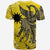 Nauru Custom T Shirt Polynesian Phoenix Bird, Fairytales Bird Yellow - Polynesian Pride