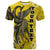 Tahiti Custom T Shirt Polynesian Phoenix Bird, Fairytales Bird Yellow Unisex Yellow - Polynesian Pride