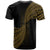 Polynesian T Shirt Polynesian Patterns Gold Color - Polynesian Pride