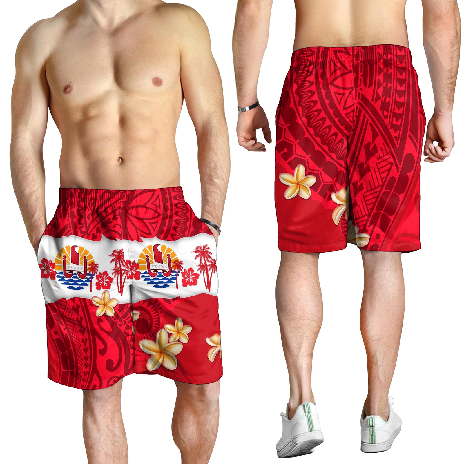 Tahiti Polynesian Men Short Mythical Destination LT13 - Polynesian Pride