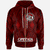 Samoa Zip Hoodie OPETAIA Fagaitua High School Polynesian Patterns Unisex Red - Polynesian Pride