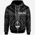 Guam Custom Zip up Hoodie Guam Seal With Polynesian Tattoo Style (Black) Unisex Black - Polynesian Pride