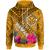 Hawaii Zip up Hoodie Kanaka Maoli With Hibiscus On Polynesian Patterns (YELLOW) Unisex Yellow - Polynesian Pride