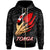 Tonga Zip up Hoodie Tonga In Me (Black) Unisex Black - Polynesian Pride