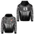 Custom Fiji Faithful Zip Hoodie Version Black Custom Text and Number LT13 Unisex Black - Polynesian Pride