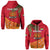 Custom Morobe Province Zip Hoodie Coconut PNG LT13 Unisex Red - Polynesian Pride