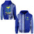 Custom Natabua High School Polynesian Zip Hoodie Lautoka Fiji LT13 Unisex Blue - Polynesian Pride