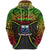 Samoa Zip Hoodie Polynesian Tattoo Seashore Unisex Reggae - Polynesian Pride