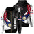 Hawaii Polynesian Coat of Arms Hoodie Zip Ball Style Ver 2.0 Unisex Black - Polynesian Pride