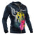 Hawaii Polynesian Zip up Hoodie Tropical Flower - Polynesian Pride