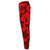 Polynesian Turtle Palm And Sea Pebbles Red Joggers - Polynesian Pride