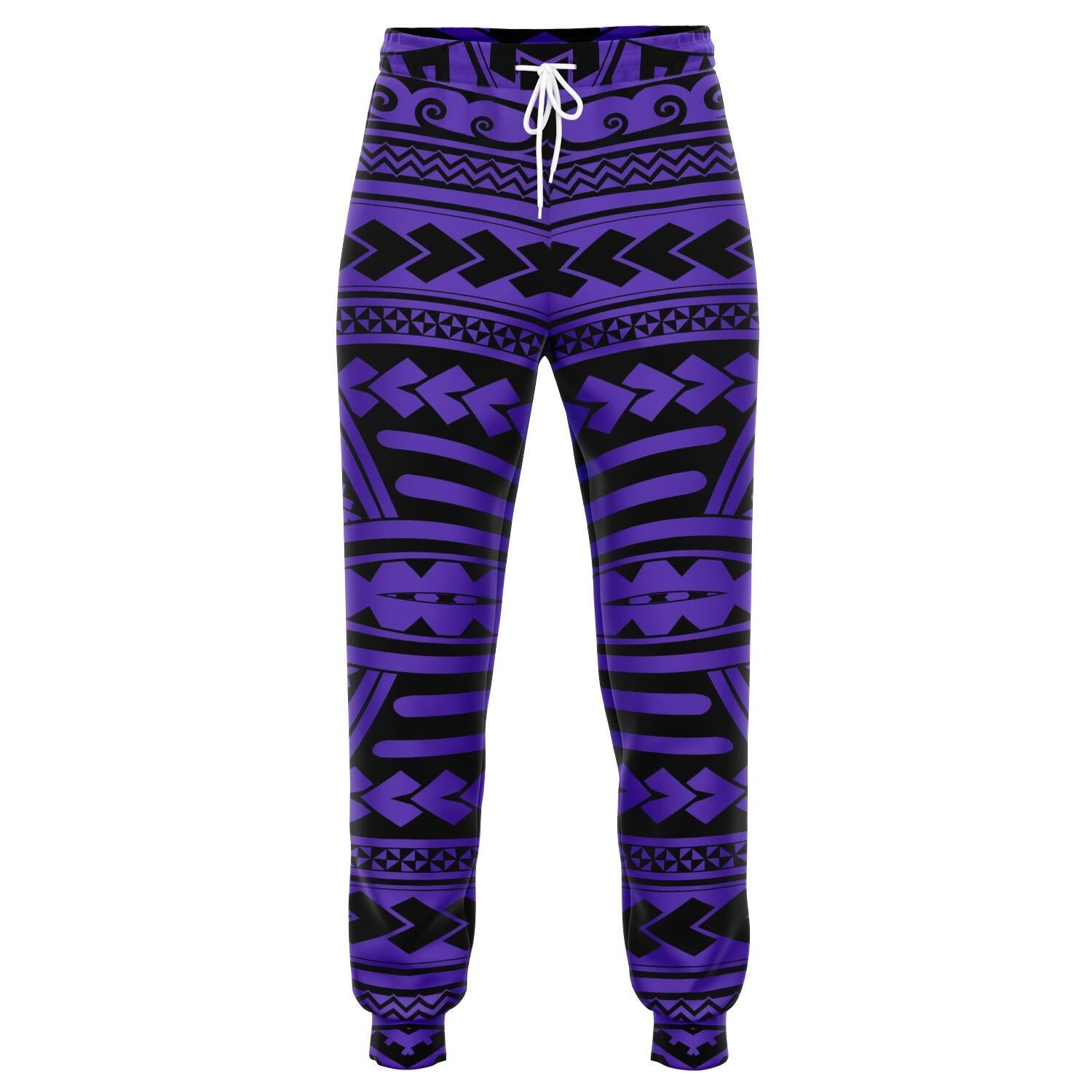 Polynesian Seamless Violet Joggers Unisex Violet - Polynesian Pride