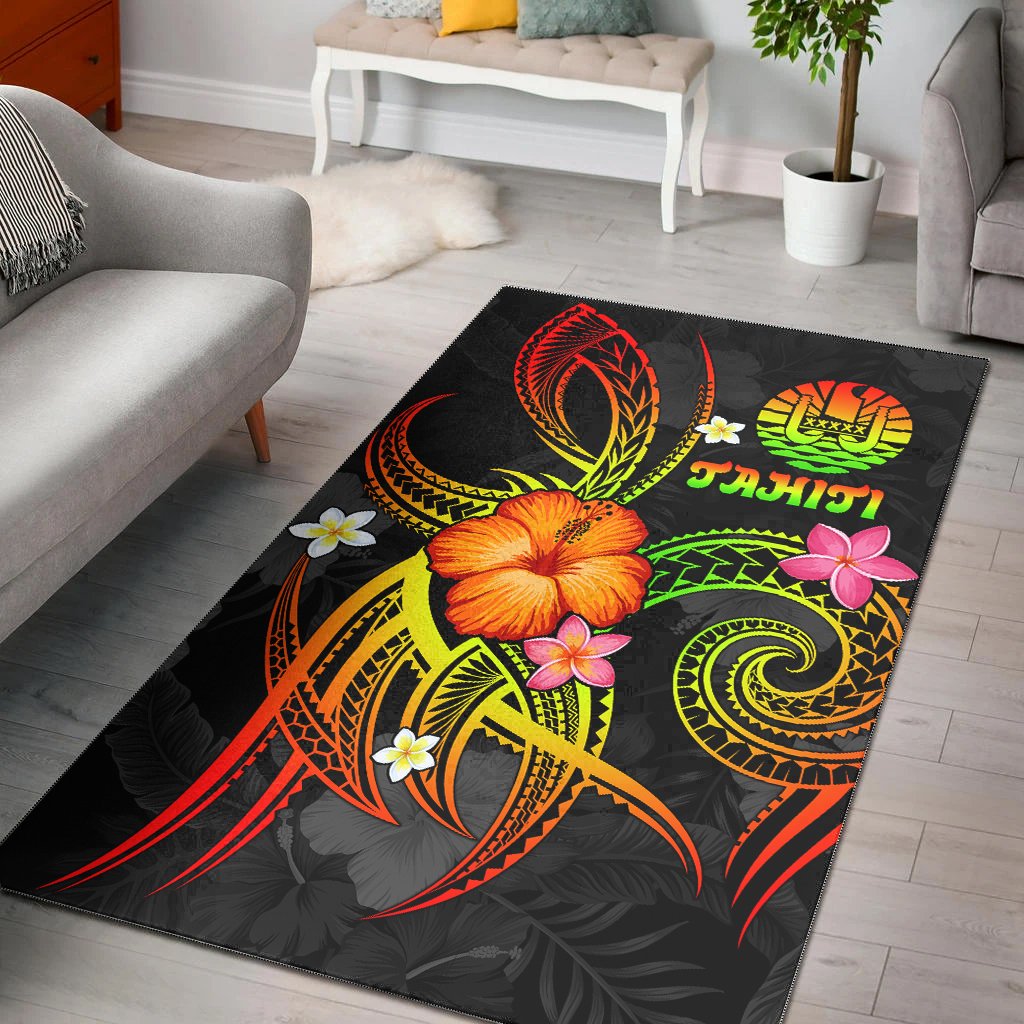 Polynesian Tahiti Area Rug - Legend of Tahiti (Reggae) Reggae - Polynesian Pride