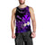 (Custom Personalised) Hawaii Turtle With Plumeria Leaf Purple Men Tank Top - LT12 - Polynesian Pride