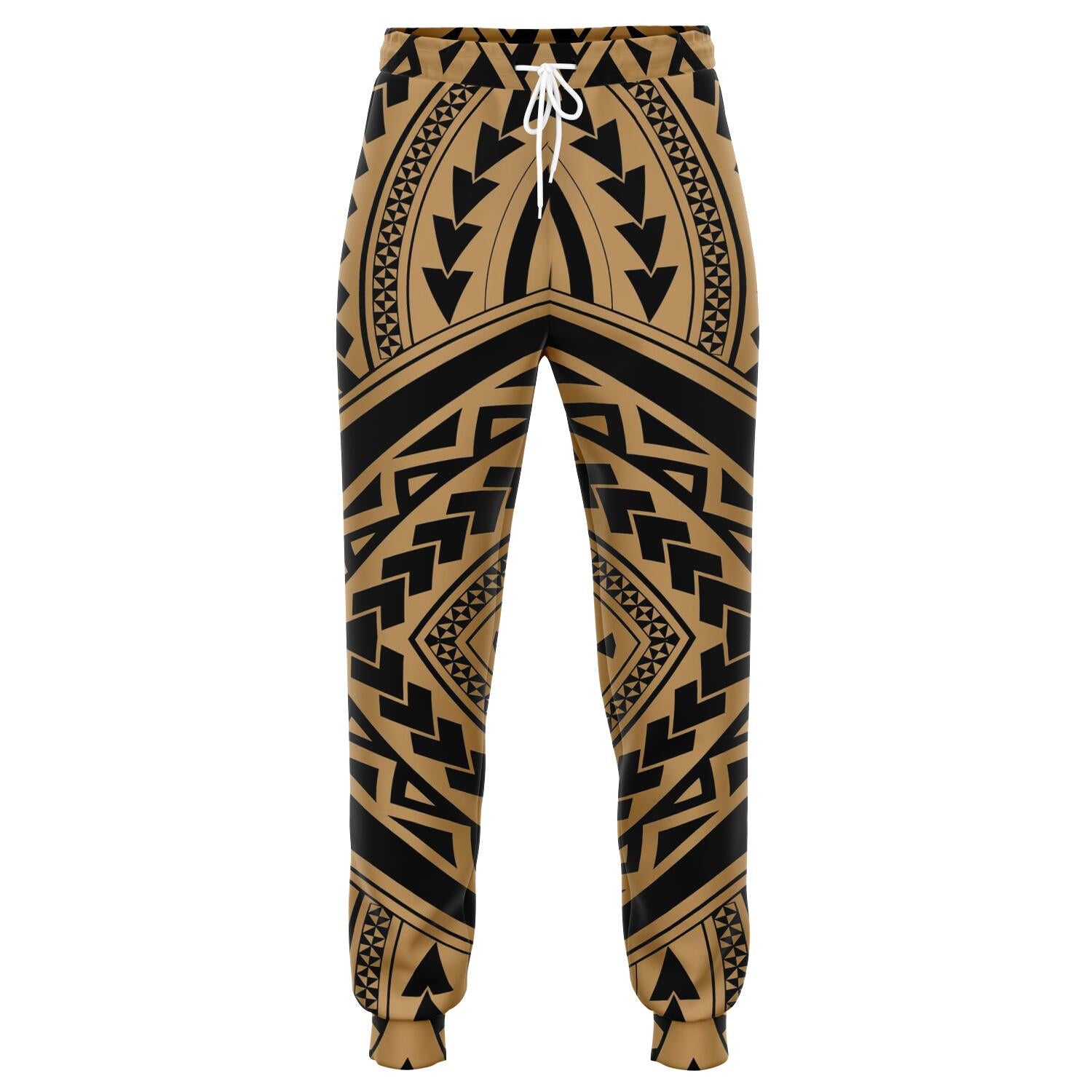 Polynesian Tradition Gold Joggers Unisex Gold - Polynesian Pride