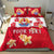 (Custom Personalised) Tahiti Polynesian Bedding Set Mythical Destination LT13 - Polynesian Pride