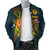 Polynesian Tahiti Men's Bomber Jacket - Legend of Tahiti (Blue) - Polynesian Pride