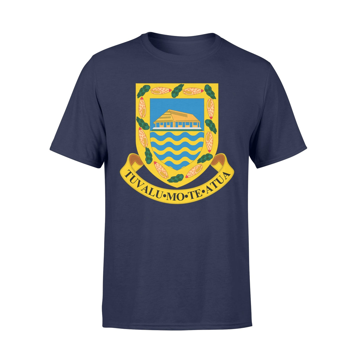 Tuvalu T Shirt Tuvaluan Coat of Arm - Polynesian Pride
