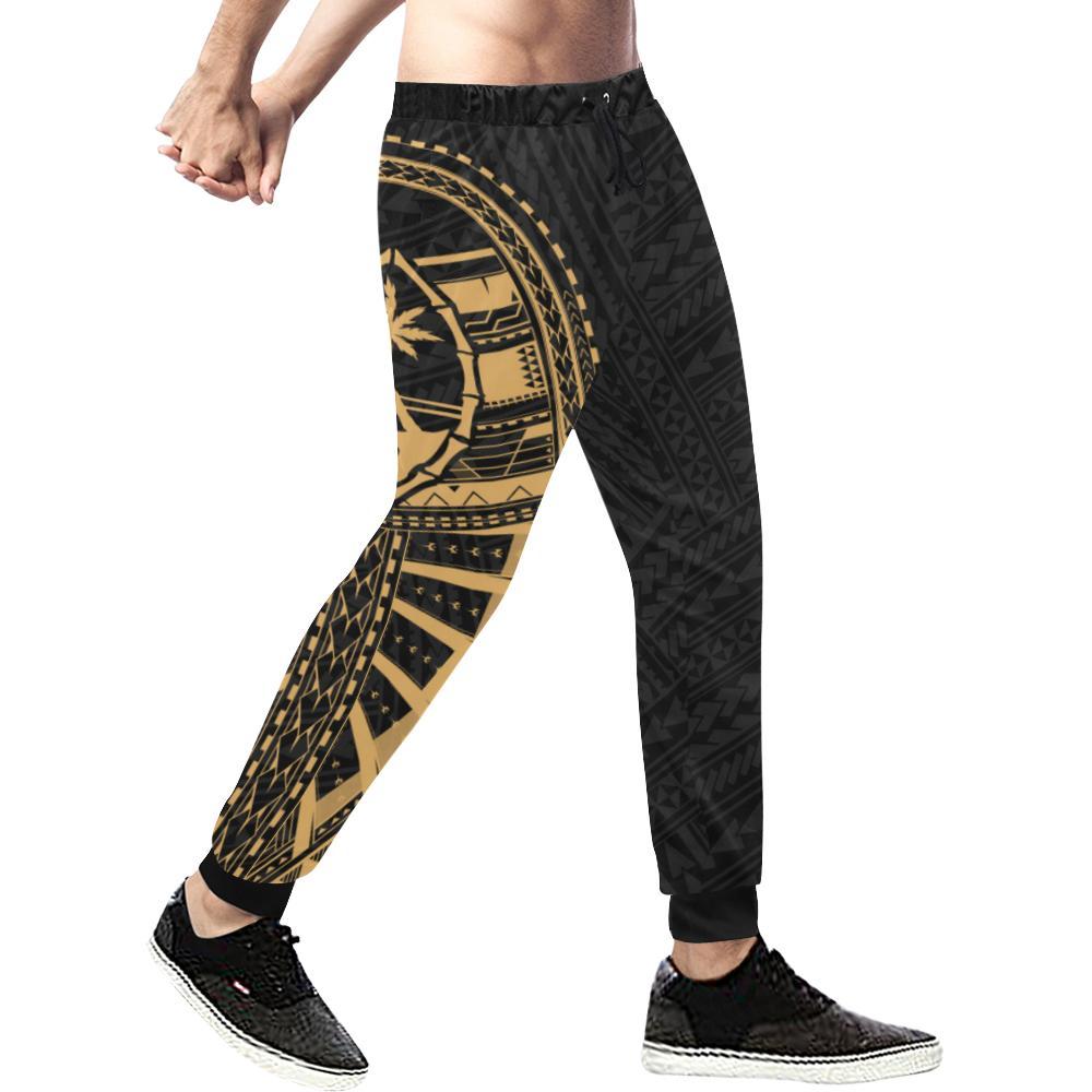 Guam Rising 1st Sweatpants (Gold) A6 - Polynesian Pride