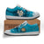 Hawaii Turtle Aumakua Plumeria Low Sneaker - Hipi Style - AH Blue - Polynesian Pride