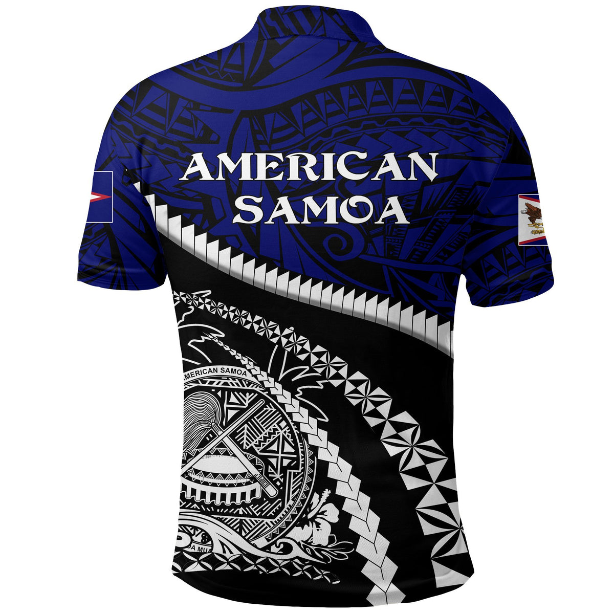American Samoa Polo Shirt Road to Hometown - Polynesian Pride