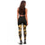 American Samoa Polynesian Leggings - Polynesian Tattoo Gold Version - Polynesian Pride