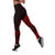 American Samoa Polynesian Leggings - Polynesian Tattoo Red Version - Polynesian Pride