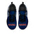 American Samoa Athletic Sneakers - American Samoa Seal Polynesian Tattoo Behind (Blue Version) - A0 - Polynesian Pride