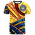 American Samoa T Shirt The Twilight of American SamoaPaint Style Unisex Yellow - Polynesian Pride
