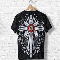 New Zealand Anzac Shirt, Lest We Forget Maori Cross Tattoo T Shirt - Polynesian Pride