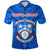 Kolisi Apifoou College Polo Shirt Tonga Full Blue - Polynesian Pride