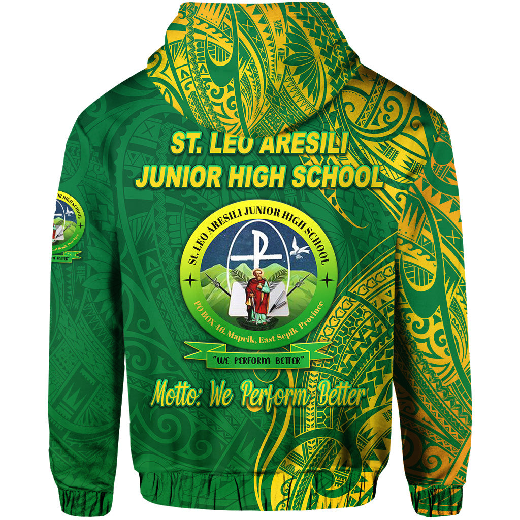 St. Leo Aresili Junior High School Hoodie Original Style LT8 - Polynesian Pride