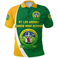 St. Leo Aresili Junior High School Polo Shirt Simple Style LT8 - Polynesian Pride