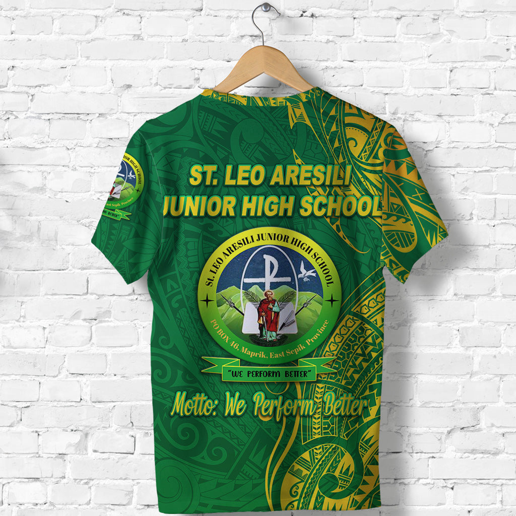St. Leo Aresili Junior High School T Shirt Original Style LT8 - Polynesian Pride